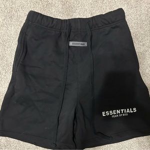 Fear of God Essentials Mens Shorts Black Size M